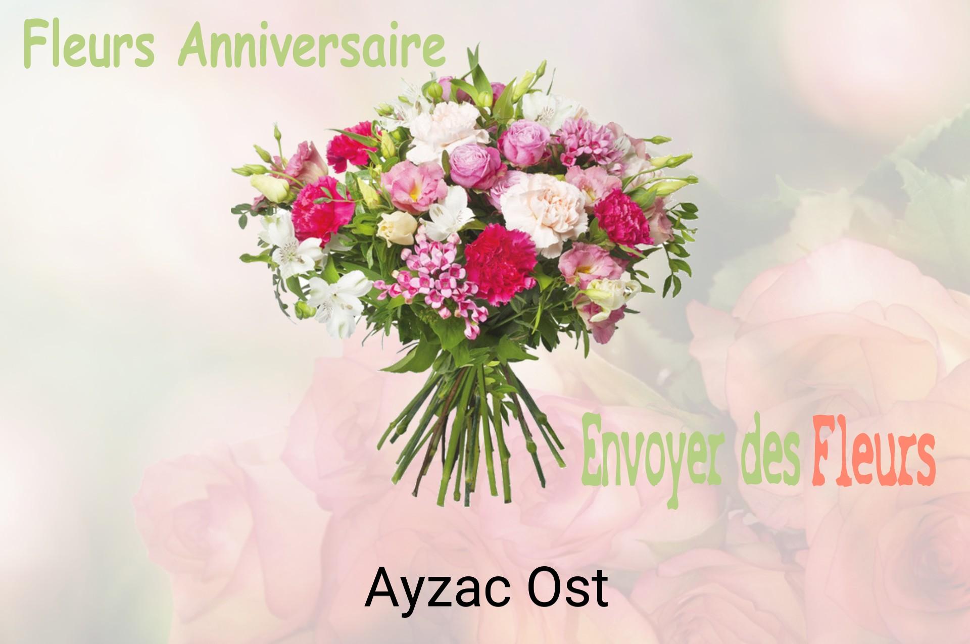 Bouquet de fleurs d’anniversaire livré à Ayzac-Ost